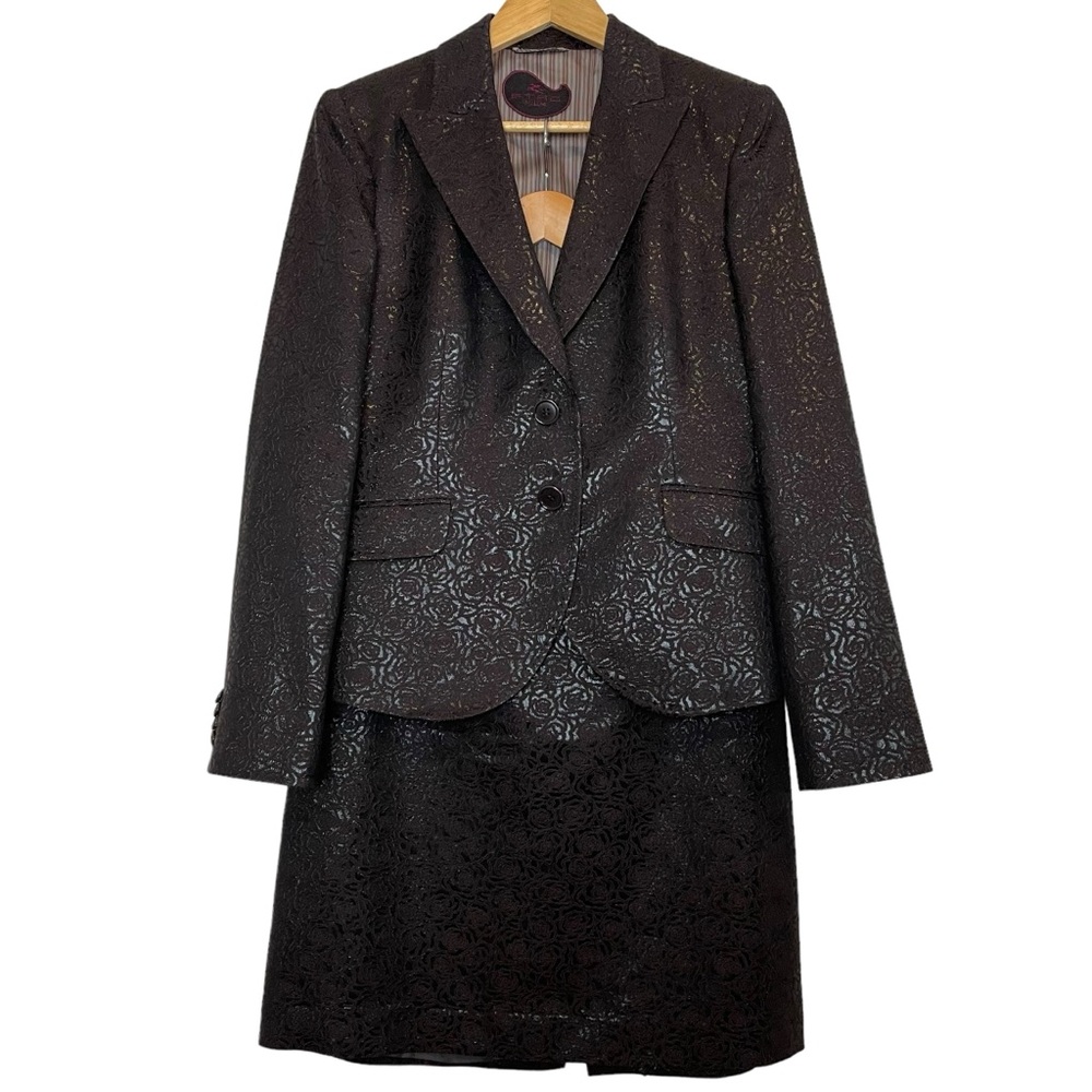 Etro Floral Jacquard Blazer and Skirt Set